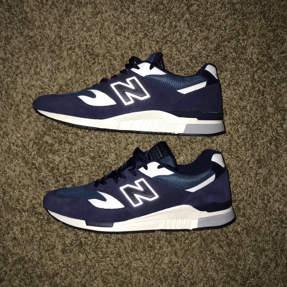 New Balance 840 Navy/White